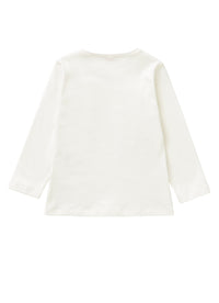 T-shirt with little blonde girl motif
