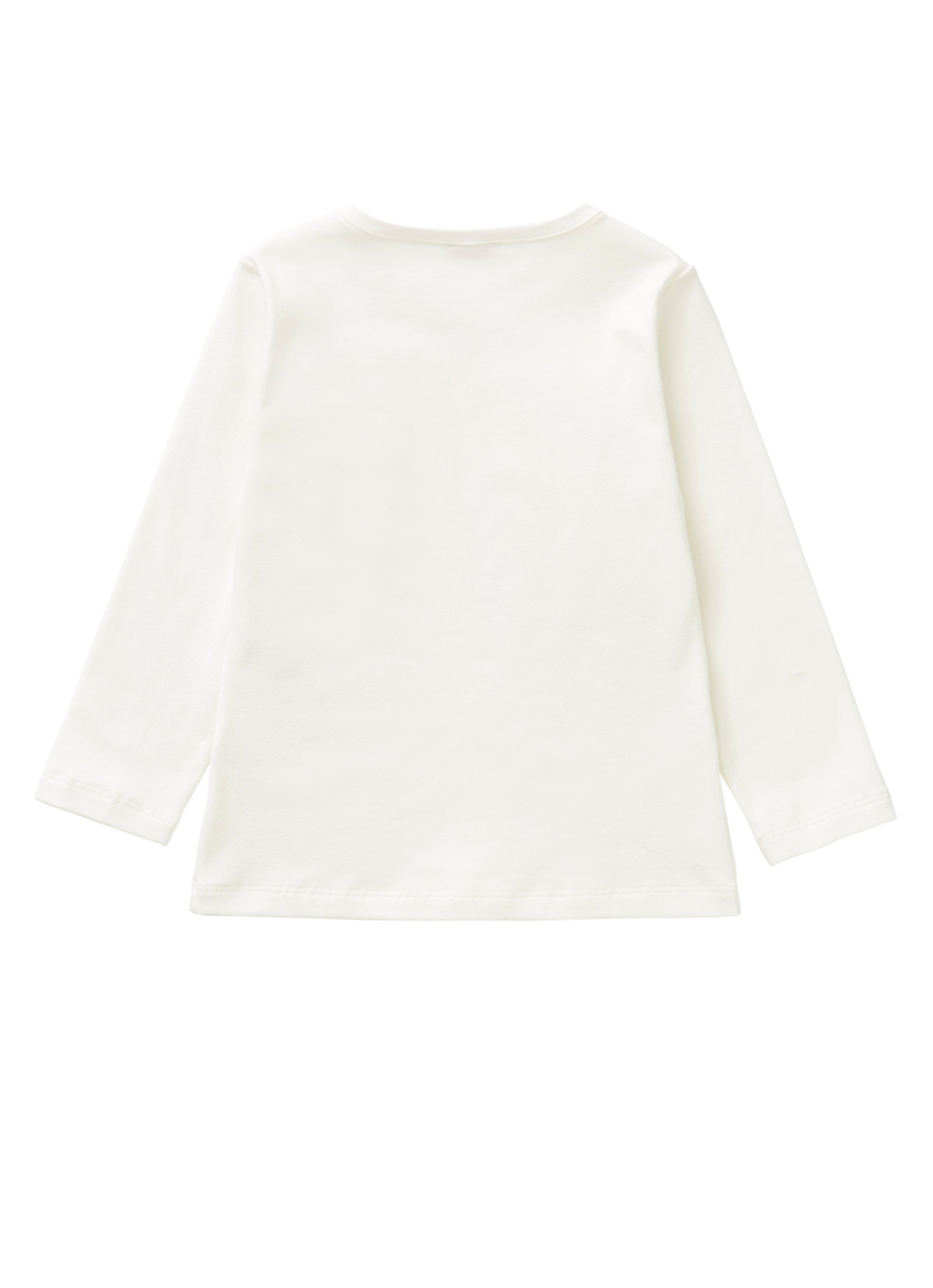 T-shirt with little blonde girl motif