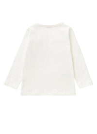Long-sleeve jumper with penguins motif