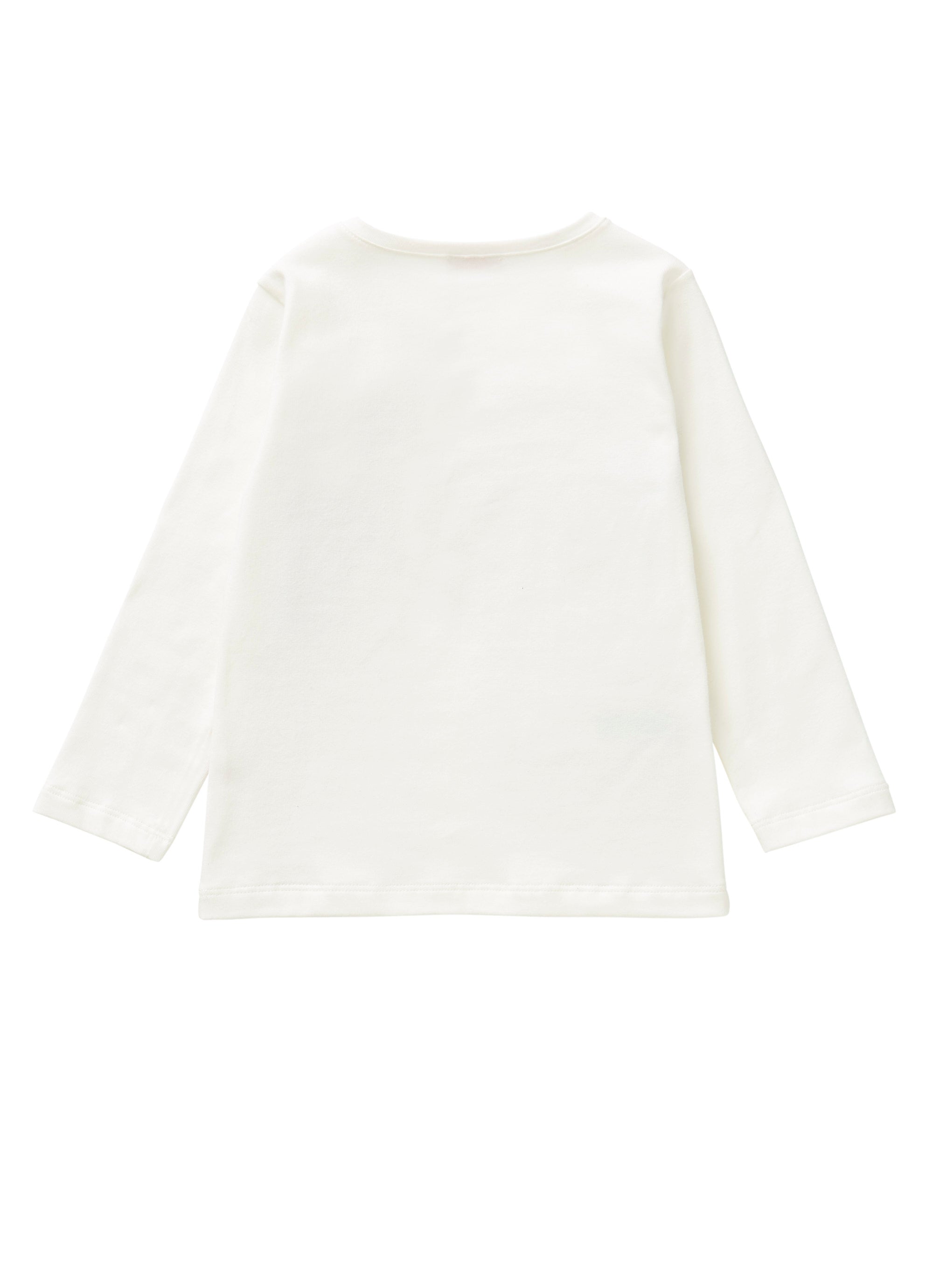 Long-sleeve jumper with penguins motif