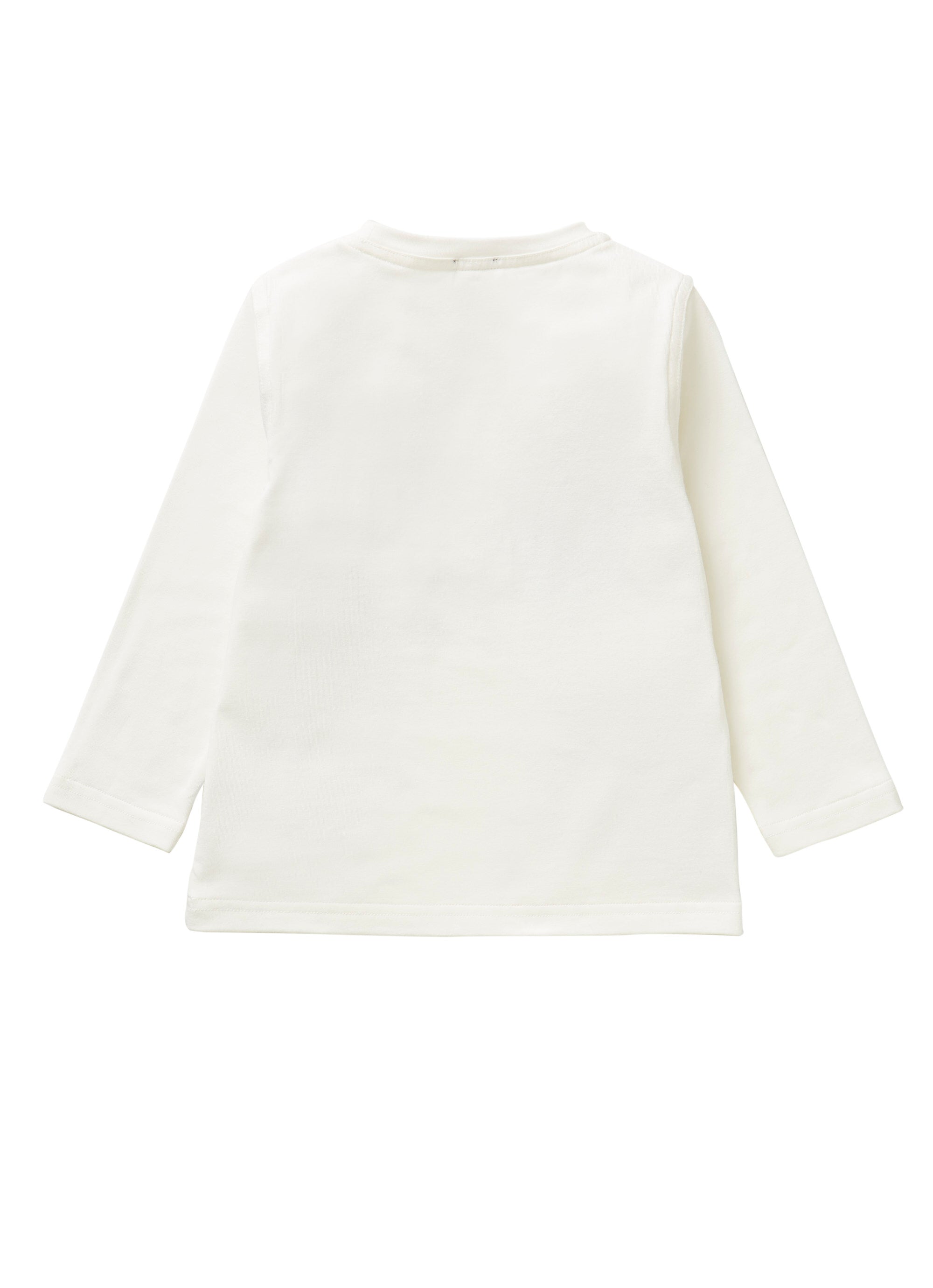 Maglia a maniche lunghe con illustrazione pinguini