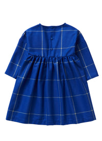 Blue Empire style technowool dress