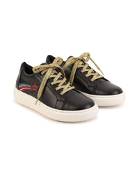 Baskets en cuir - Black