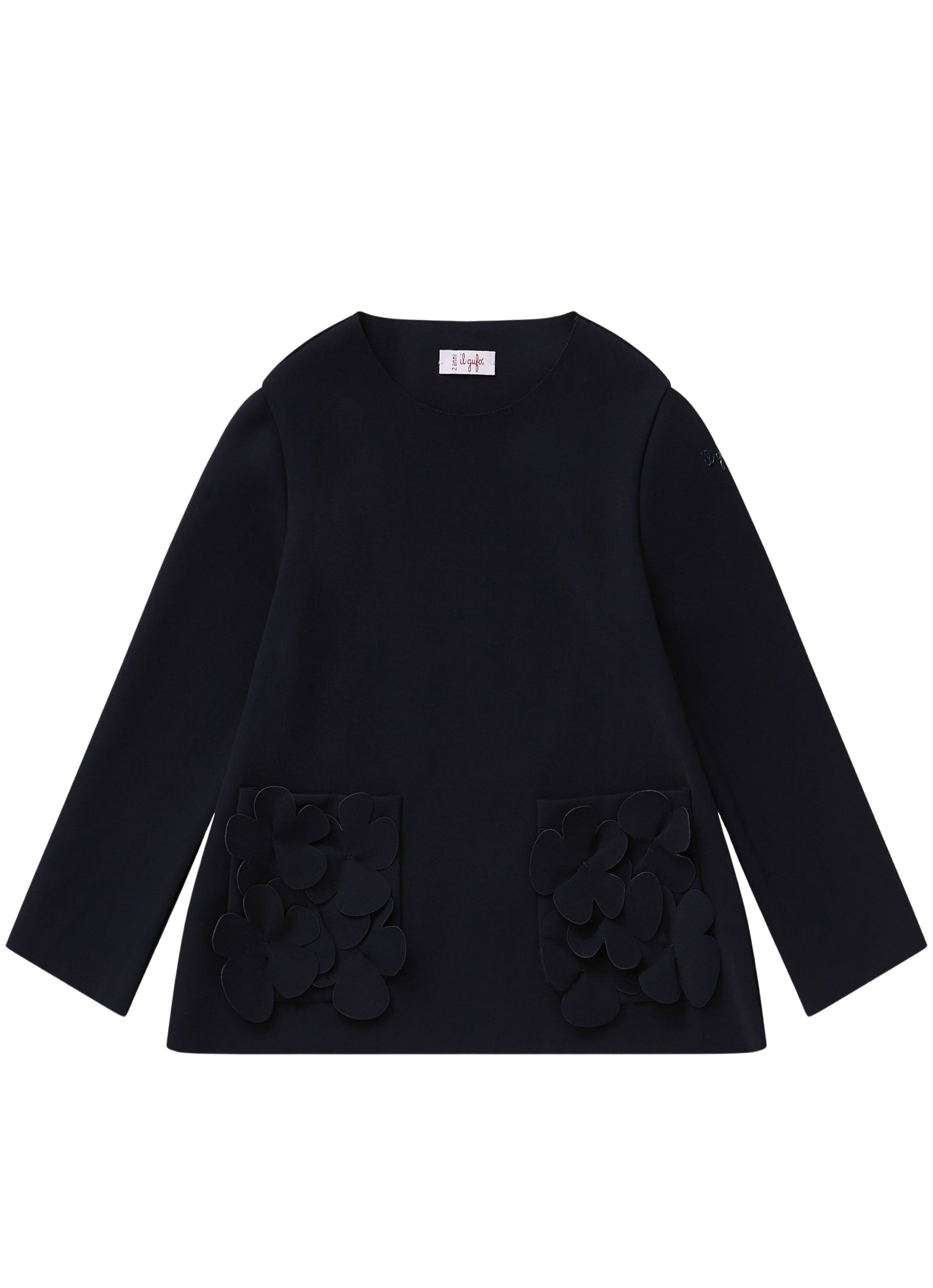 Maglia in Sensitive® Fabrics con applicazioni su tasche