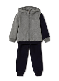 Fleece two-piece suit