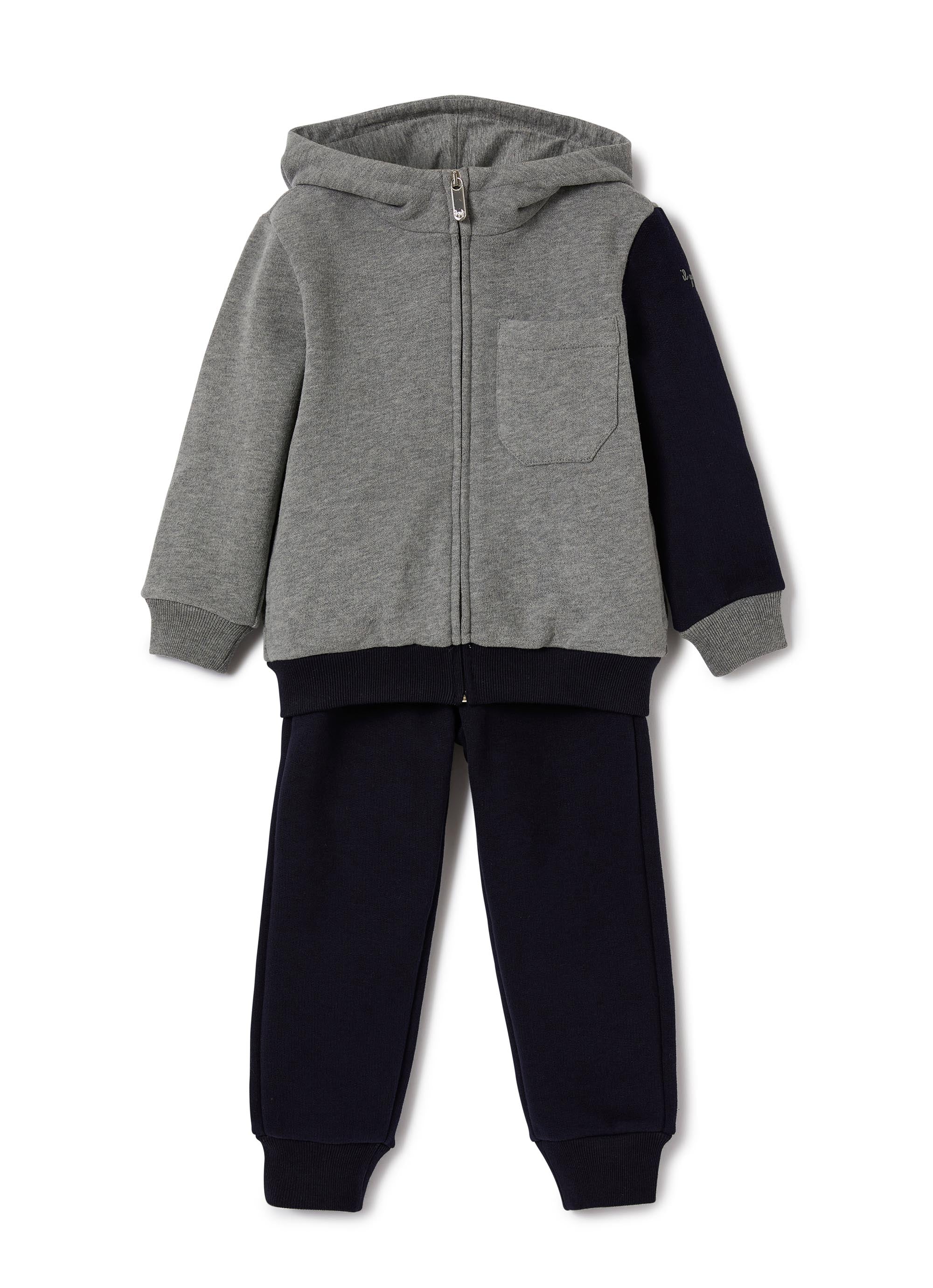Fleece two-piece suit
