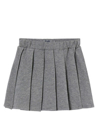Pleated steel grey skirt