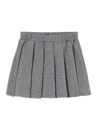 Pleated Steel Grey Skirt