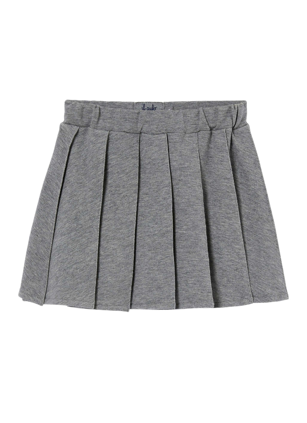 Pleated Steel Grey Skirt