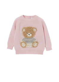 Pull en laine avec nounours - Rosa Quarzo & Nube