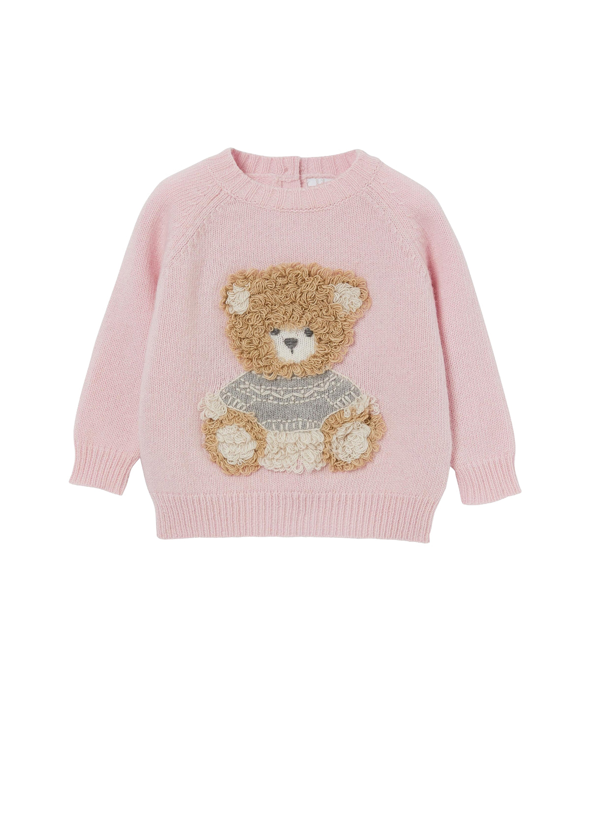 Pull en laine avec nounours - Rosa Quarzo & Nube