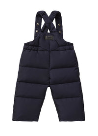 Pantaloni blu in piuma