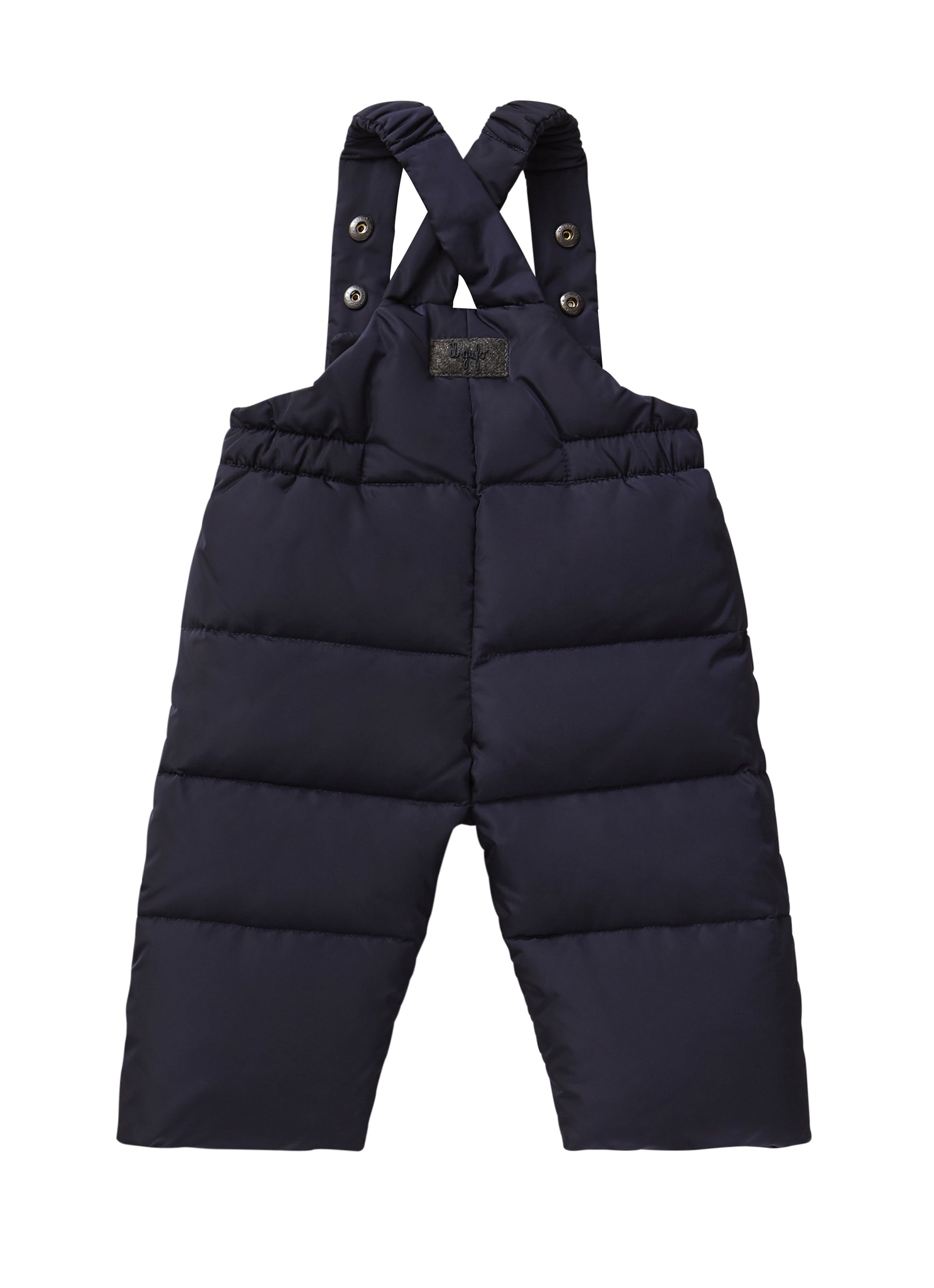 Pantaloni blu in piuma
