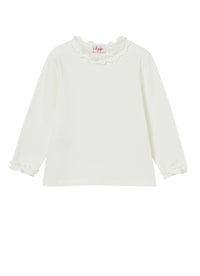 Milky white jersey t-shirt