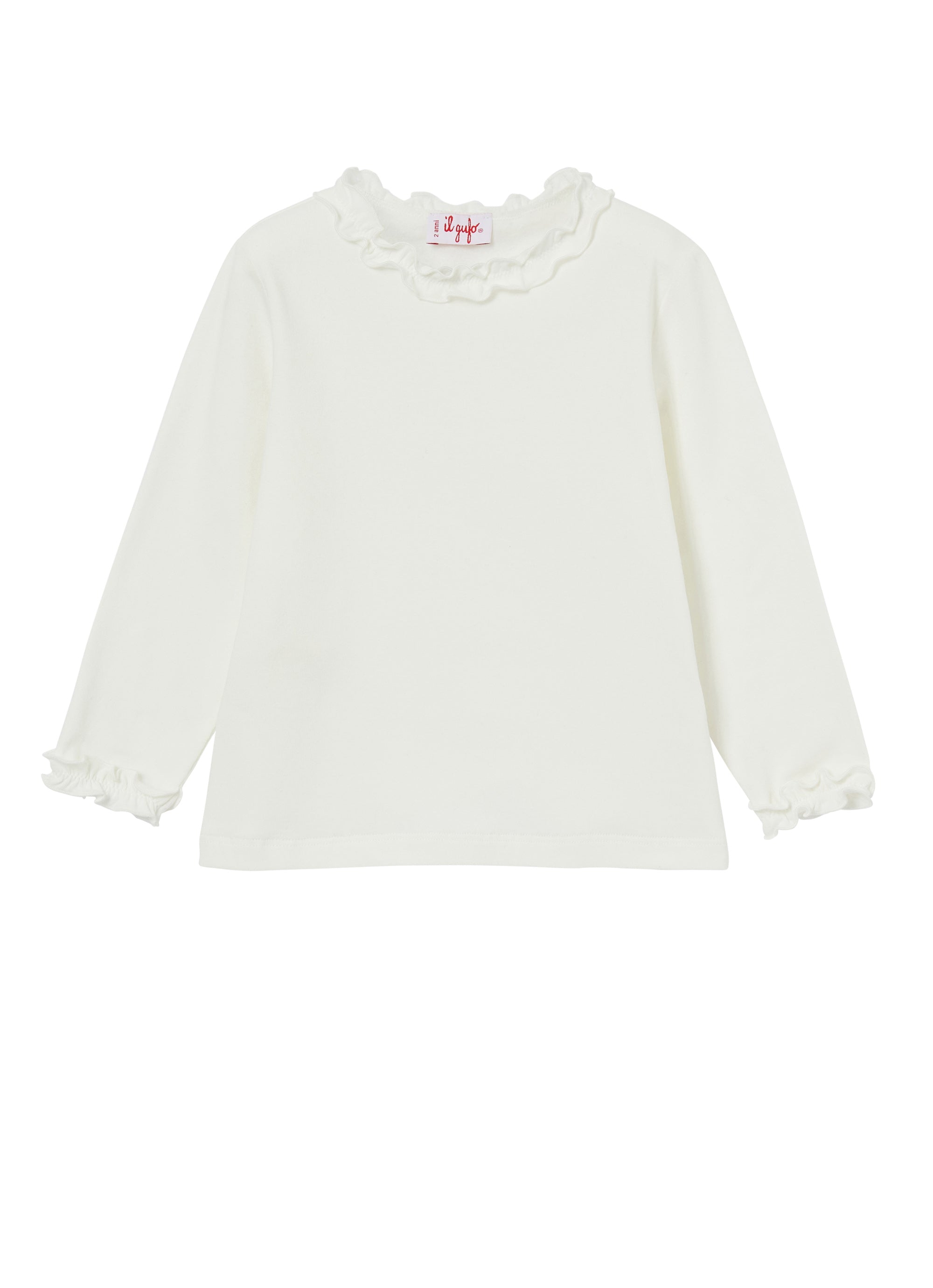 Milky white jersey t-shirt