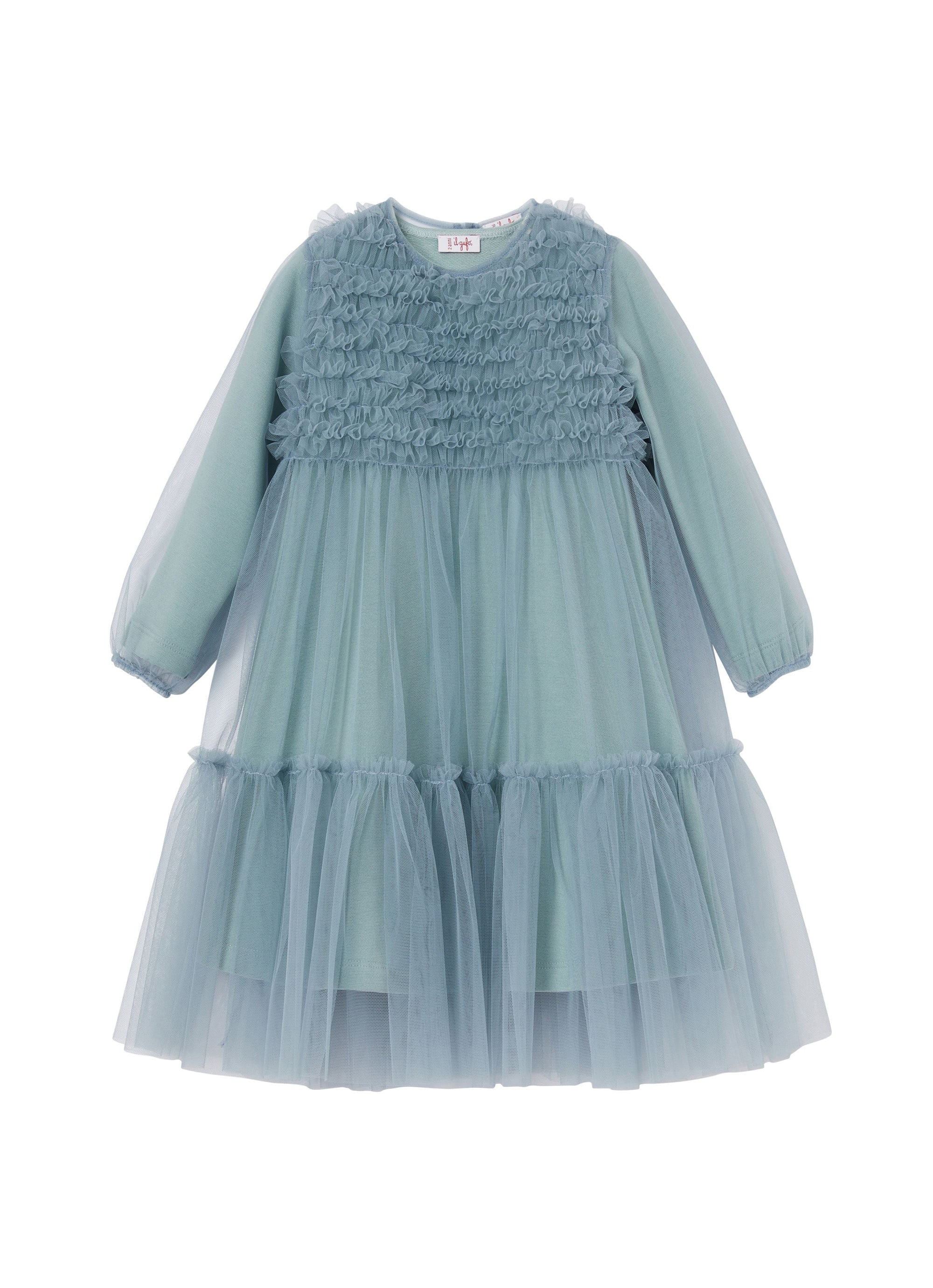 Tulle dress - Cielo Cupo & Grigio Ardesia