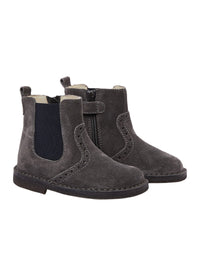 Velor Chelsea Boots