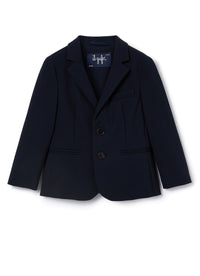 Straight-cut blazer - Blue Intenso