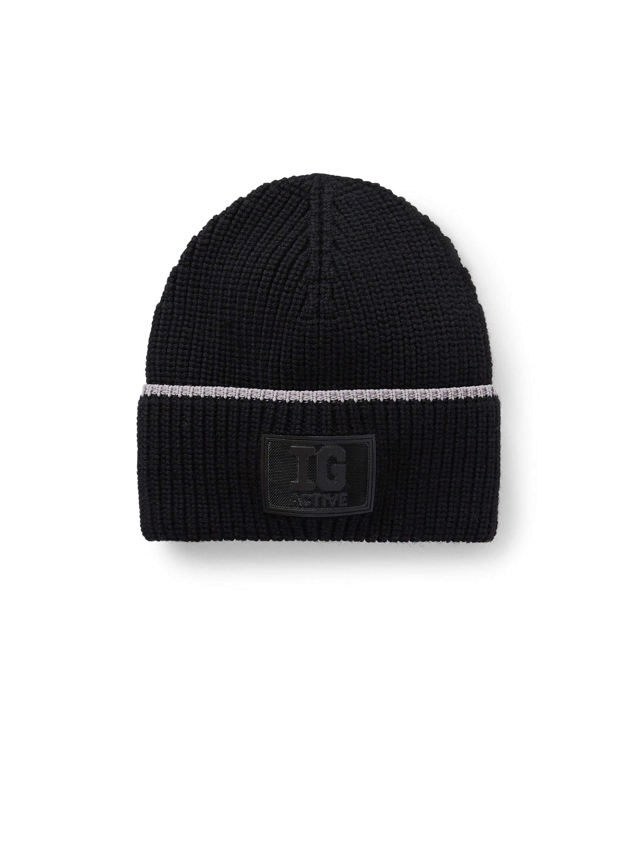 Cap with wool badge - Nero & Acciaio