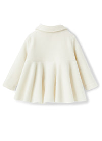 Cream White Fleece Jacket