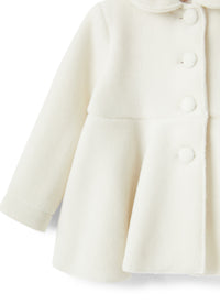 Cream White Fleece Jacket