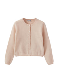 Cardigan classico in lana blu