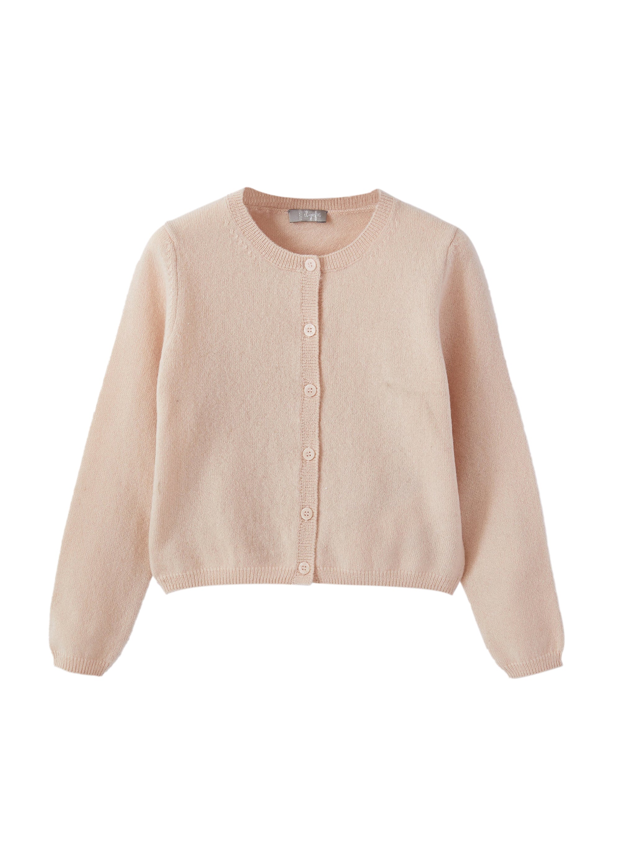 Cardigan classico in lana blu