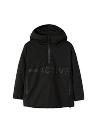Giacca anorak in nylon con cappuccio