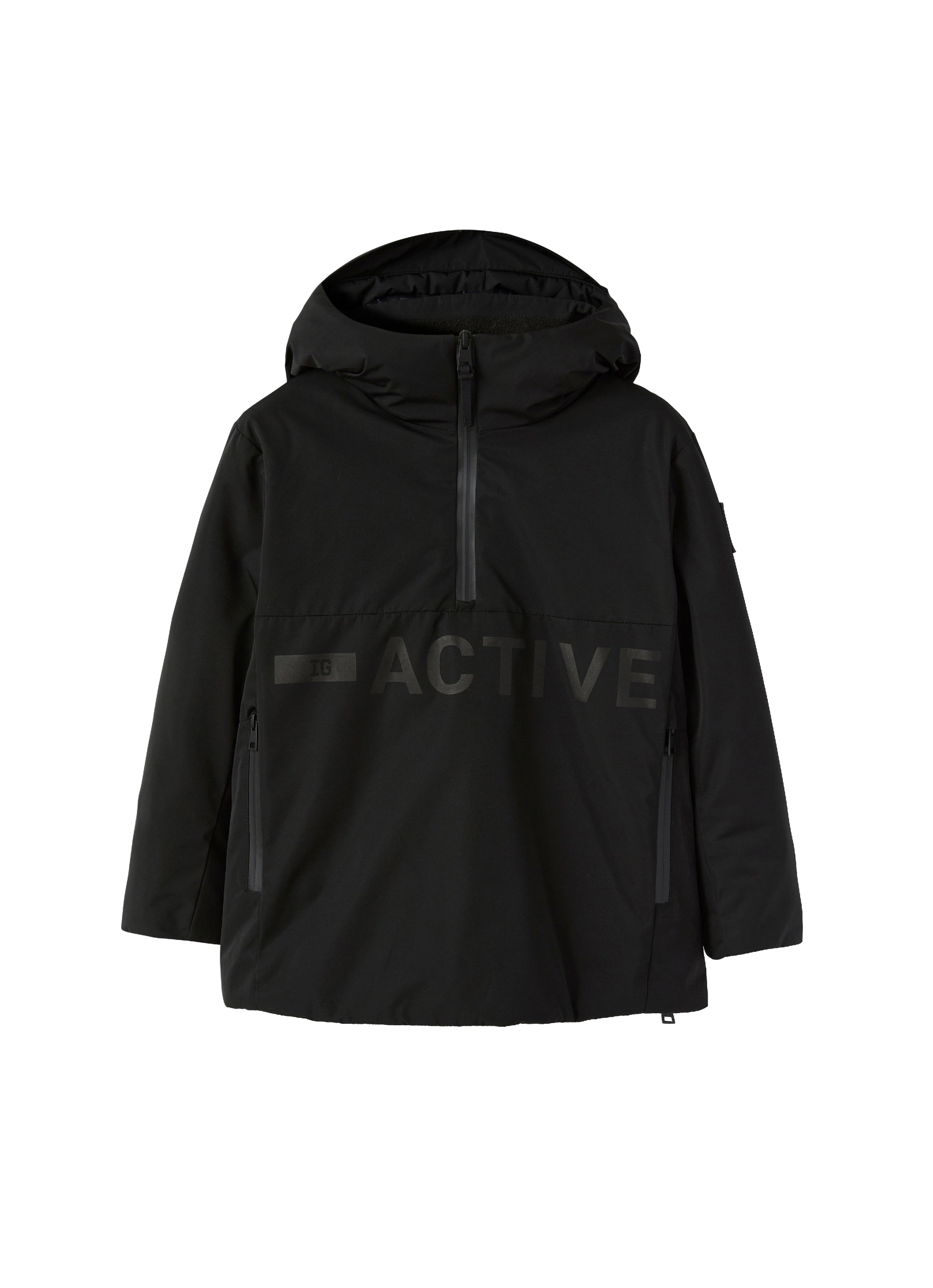 Giacca anorak in nylon con cappuccio