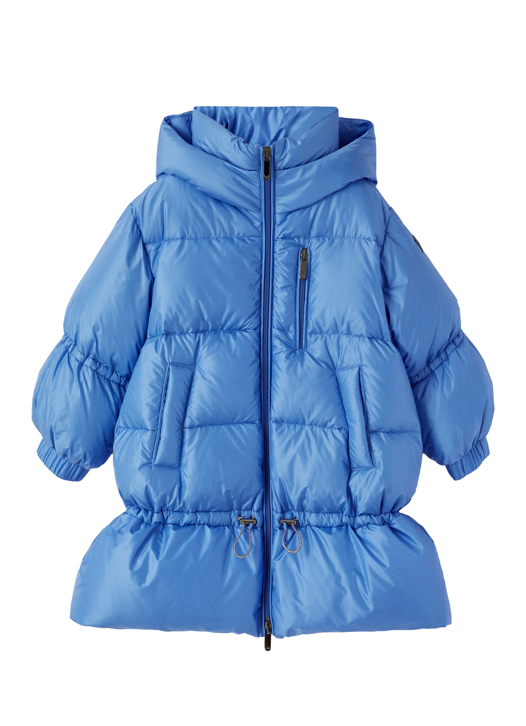 Long down jacket with drawstring - Nuvola