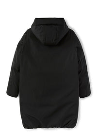 Giacca in nylon nero reversibile