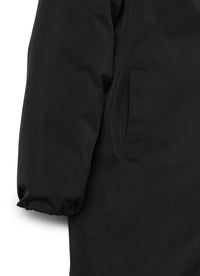 Giacca in nylon nero reversibile