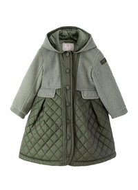 Quilted wool coat - Abete Argenteo