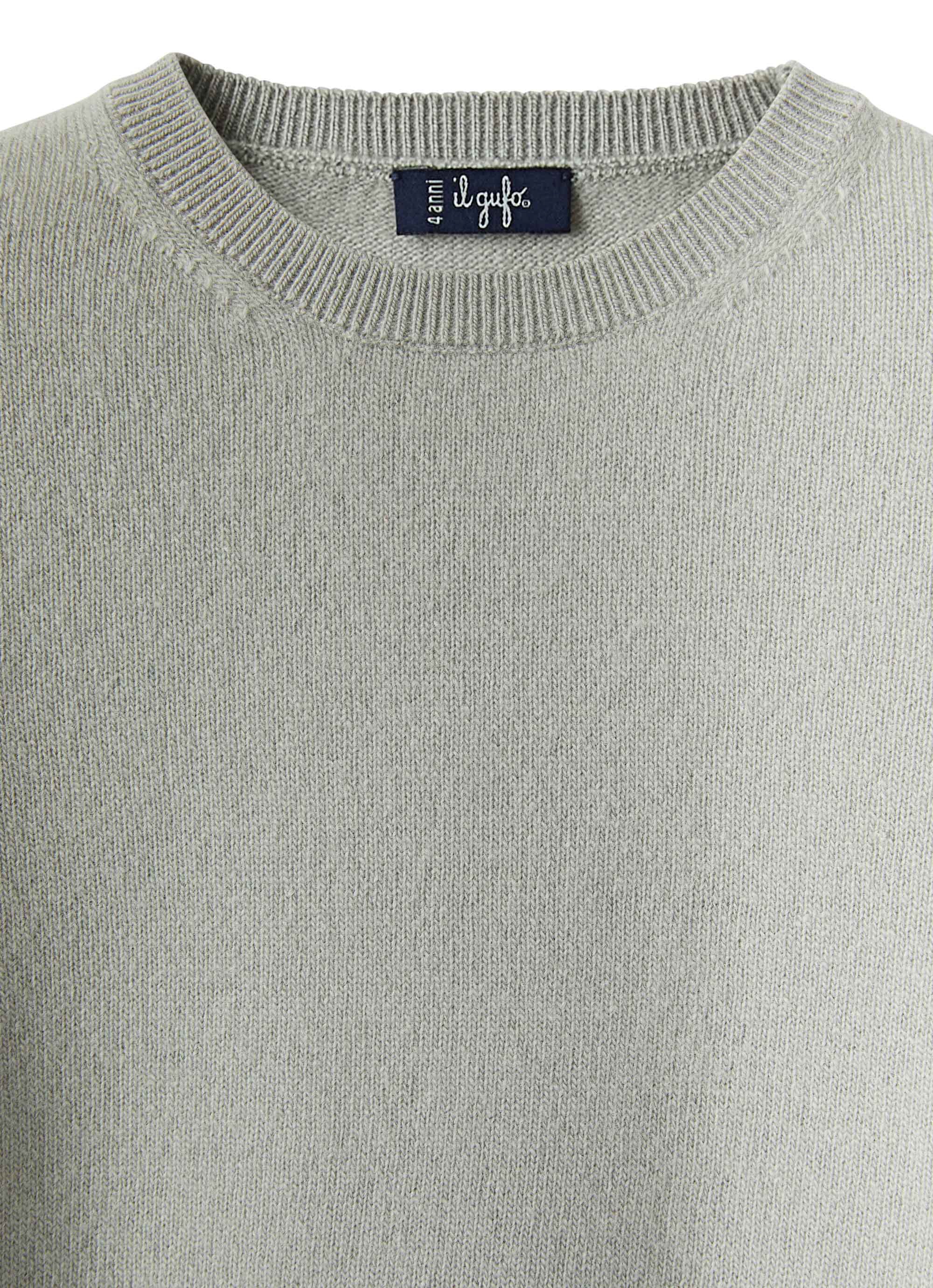 Superfine Wool Grey Sweater