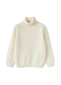 Milk wool turtleneck jumper - Latte