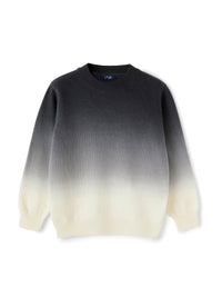 Gradient effect anthracite sweater