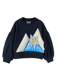 Pocket sweatshirt - Blue Navy & Aviatore