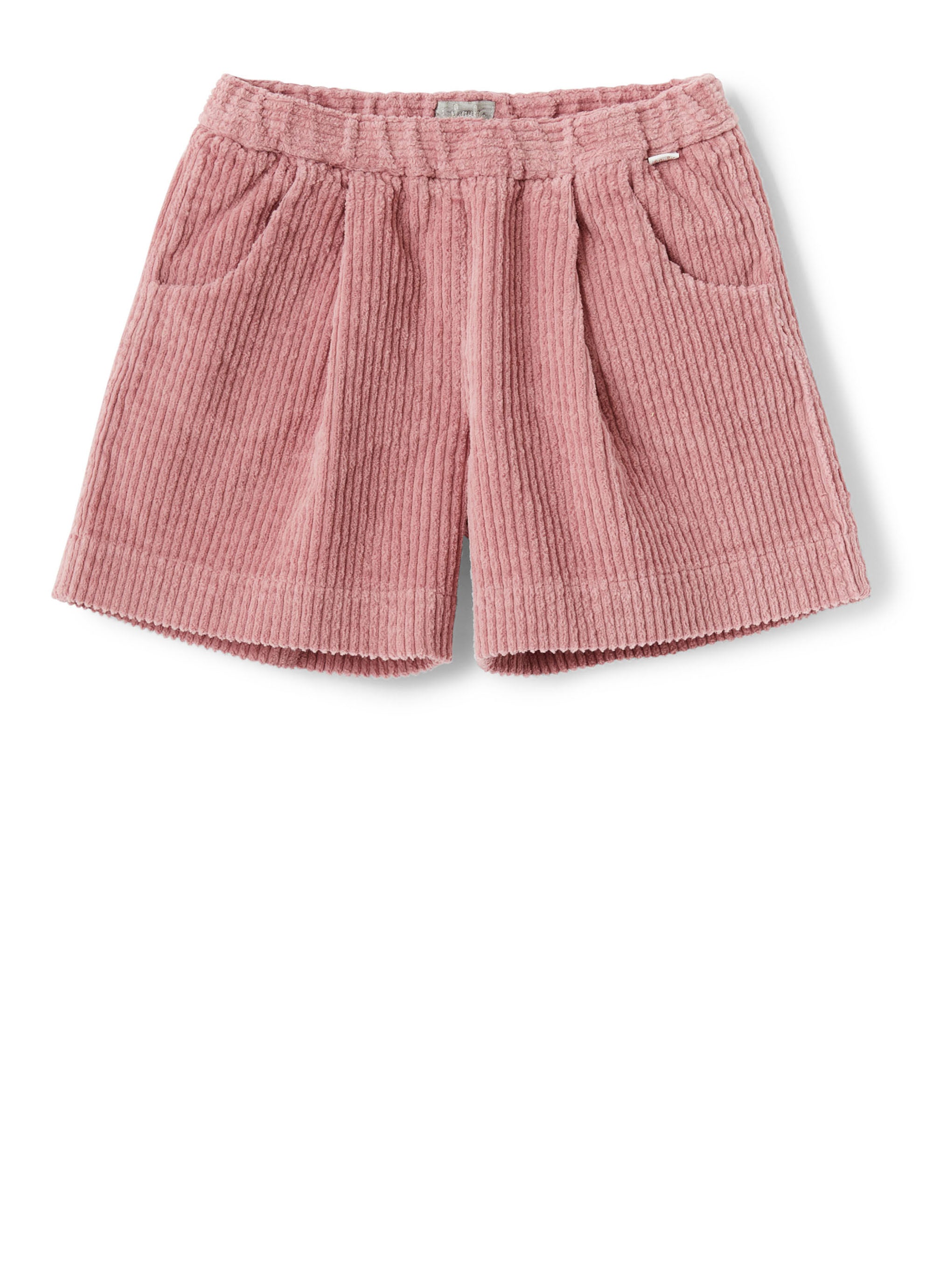 Pink Corduroy Shorts