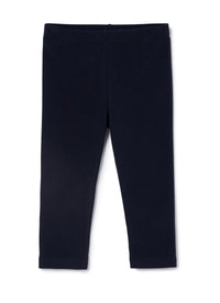 Blue fleece leggings
