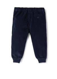 Pantaloncino in velluto con polsini