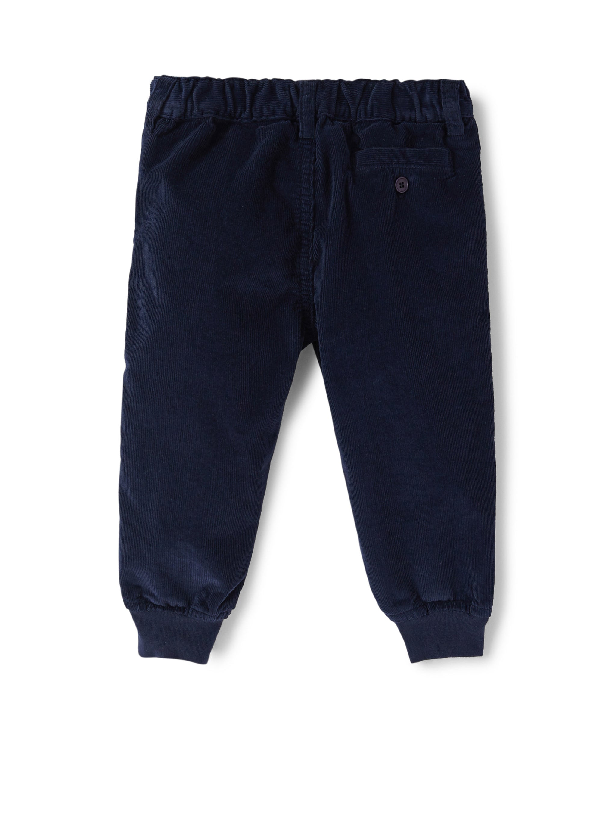 Pantaloncino in velluto con polsini