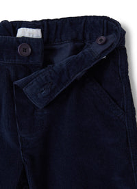 Pantaloncino in velluto con polsini