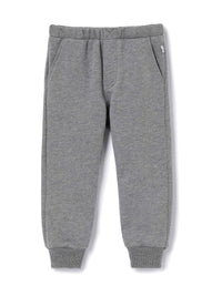Pantaloni jogger in felpa grigia