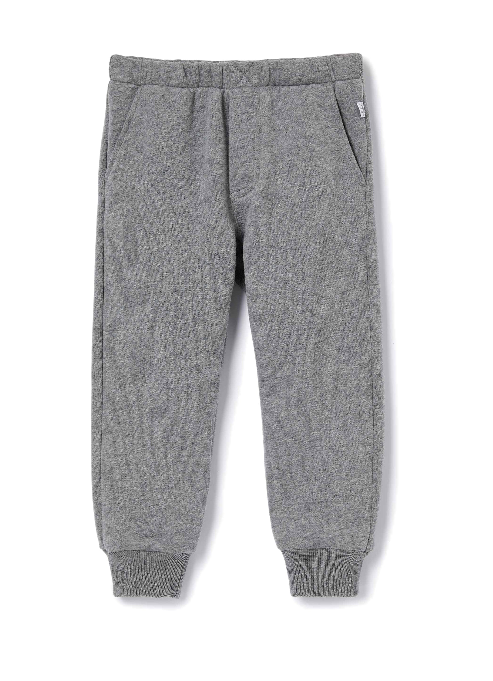 Pantaloni jogger in felpa grigia