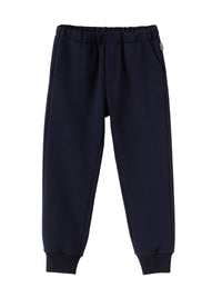 Pantaloni jogger in felpa blu