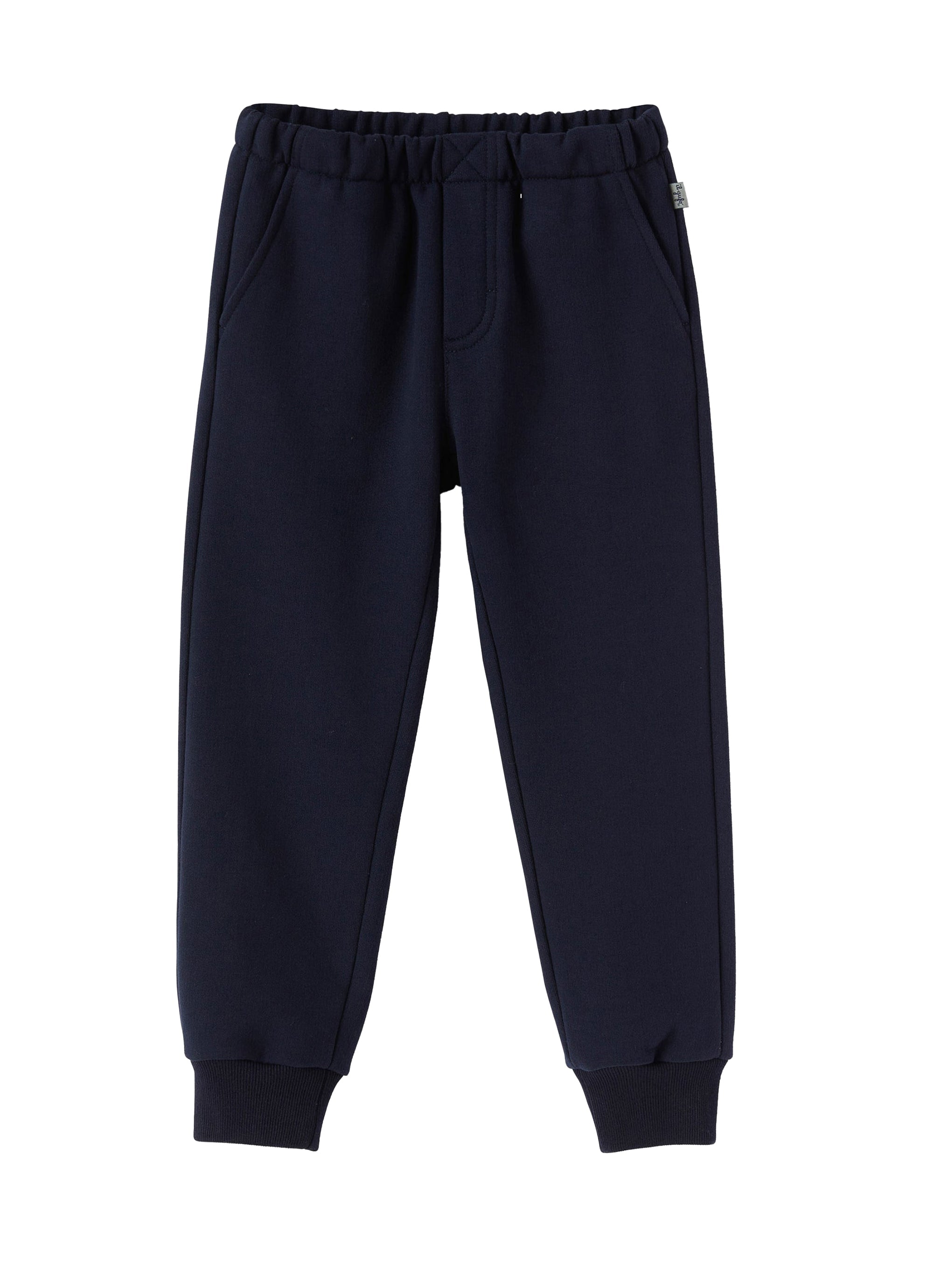Pantaloni jogger in felpa blu