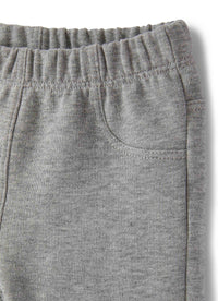 Melange Grey Fleece Trousers