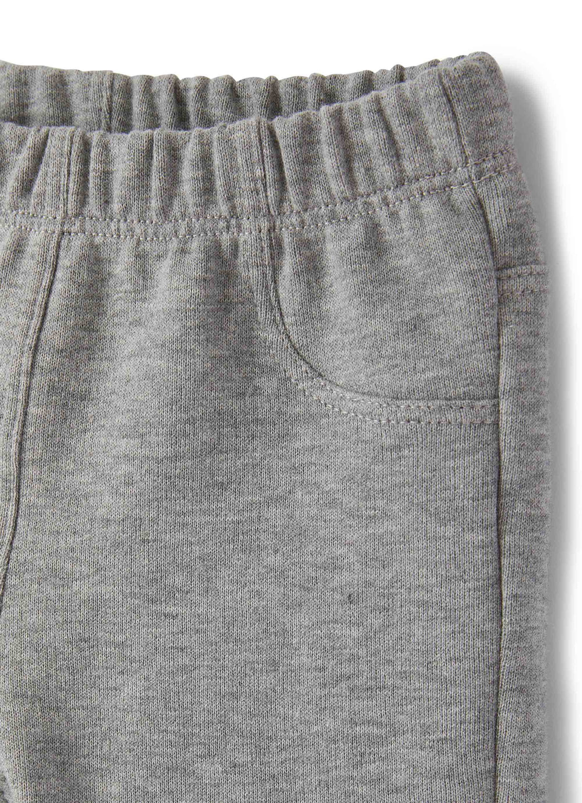 Melange Grey Fleece Trousers