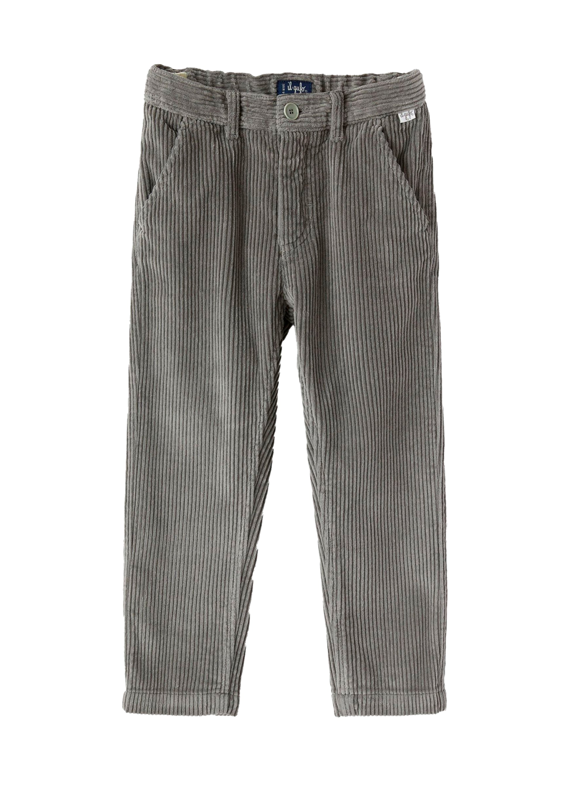 Pantalon en velours côtelé - Grigio Sorapis