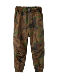 Camouflage nylon trousers